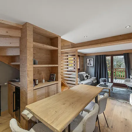 Duplex Lumineux A Megeve, Proche Telecabine Du Jaillet, 2 En Suite, Parking, Casier A - Fr-1-569-77 Межев